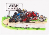 Logo motorrijschool STAM Education